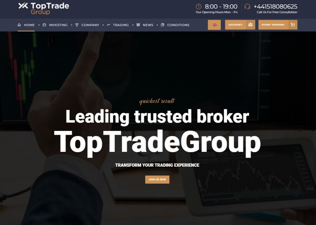 TopTrade Scam or a honset broker that you can trust? | Full review